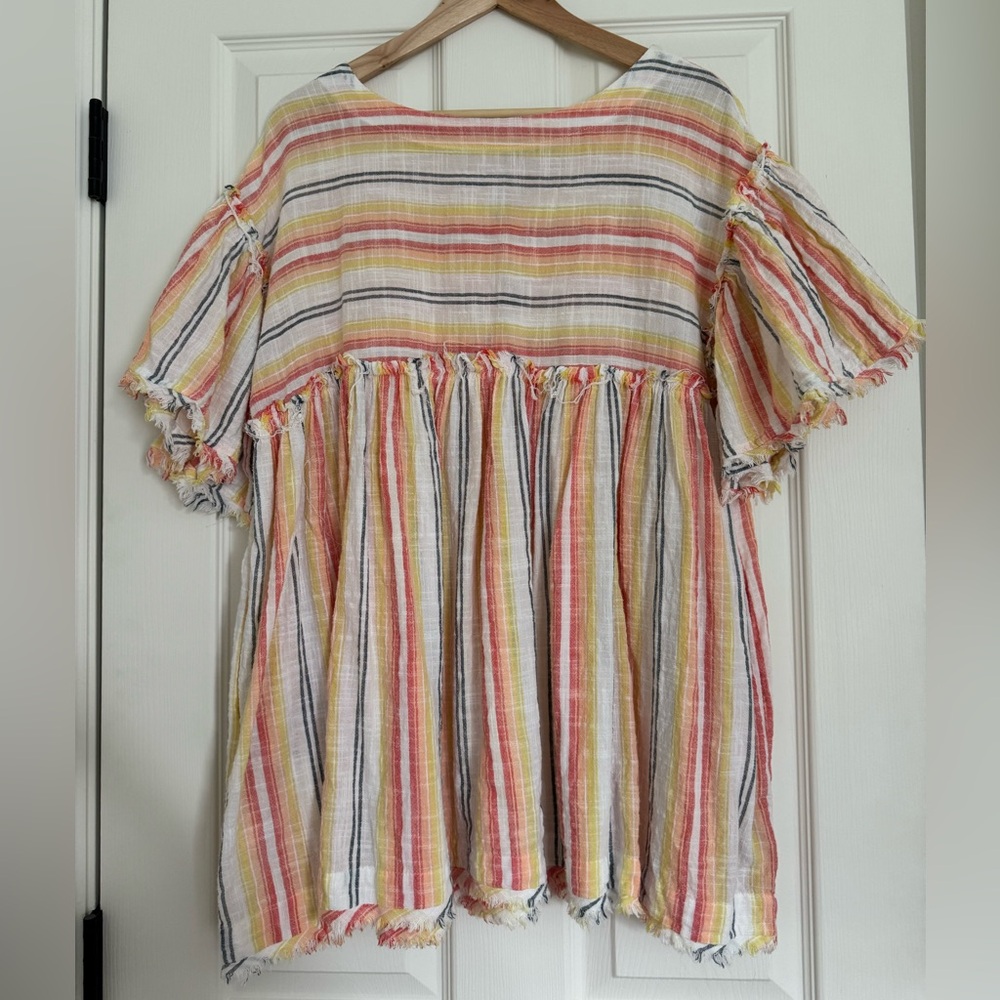 Free people striped mini dress
